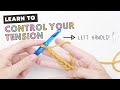 LEFT HANDED CROCHET TENSION TIPS: The BEST Way To Hold Your Yarn & CONTROL TENSION for Beginners