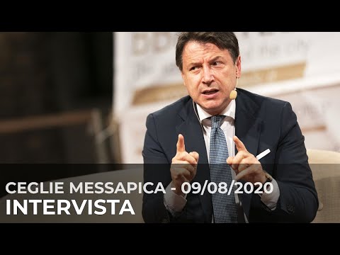 Il Presidente Conte a Ceglie Messapica