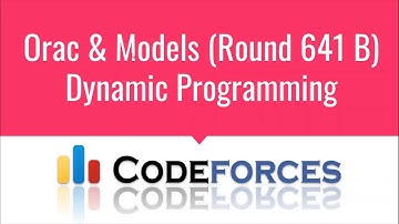 E002 : Orac & Models | Dynamic Programming | CodeNCode