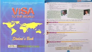 Visa To The World Unit 3 Page 47 جدع مشترك