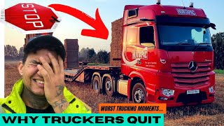 This is Why HGV Truckers Quit Thier Jobs - MY WORST TRUCKING COMPILATIONS