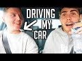 LETTING SEAN DRIVE MY CAR!! *HIS FIRST TIME*