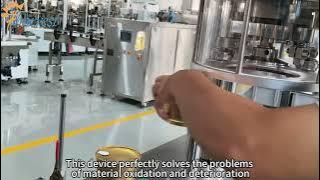 Proses pengemasan vakum mangkuk emas kecil: pengoperasian semi-otomatis, menjaga kesegaran produk.