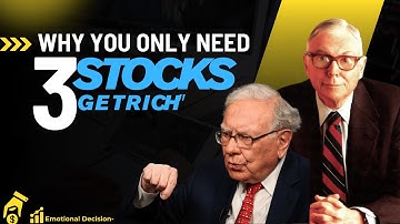 Charlie Munger Warren Buffett Why You Only Need 3 Stocks to Get Rich