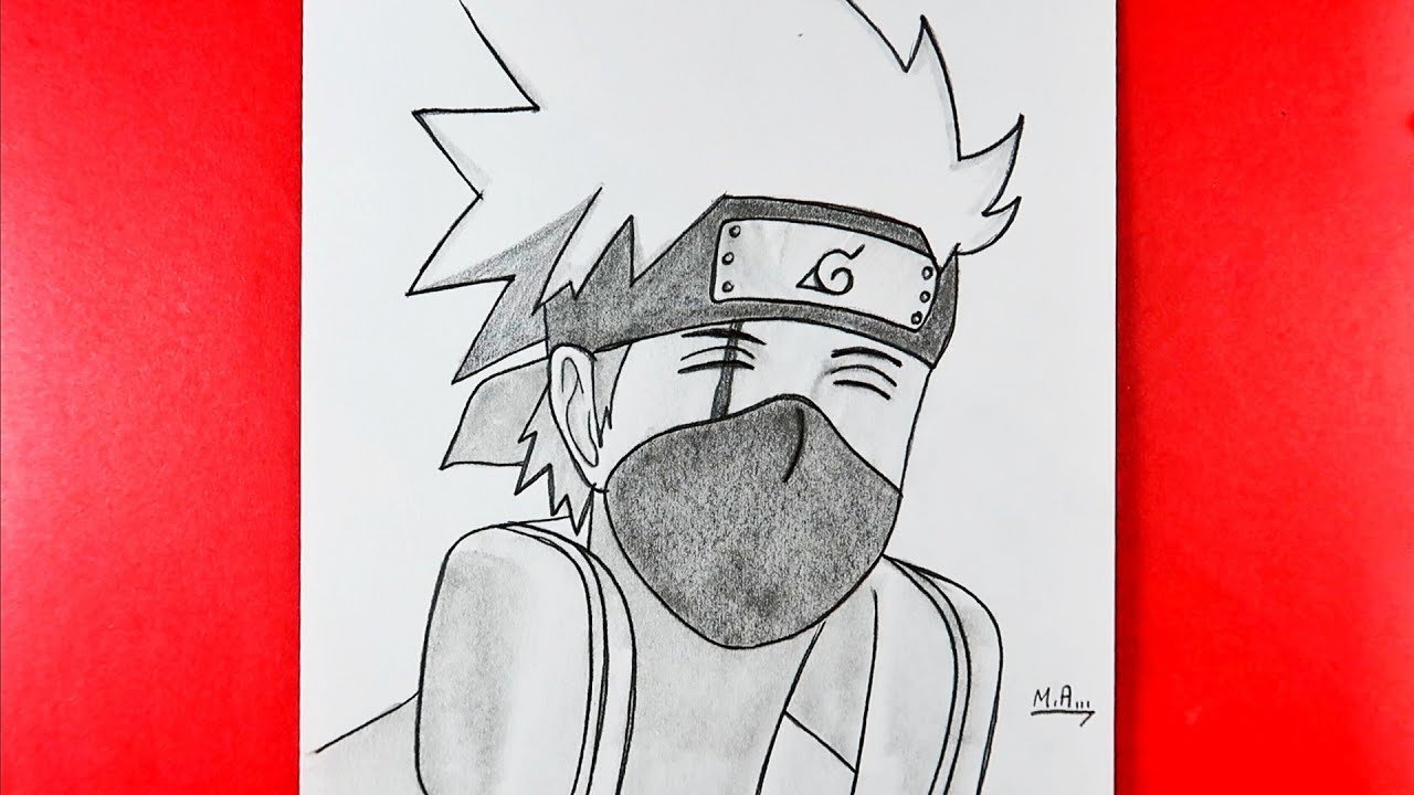 Naruto desenho  Naruto desenho, Easy pencil drawings, Kakashi desenho