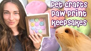 Guinea Pig Craft | Pet Paw Print Keepsake