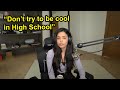 Valkyrae's advice on High School Students