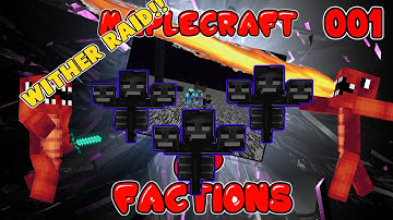 MC Factions- NEW RANK & WITHER RAID!!! Minecraft MapleCraft OP FACTIONS Server Let