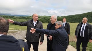 Лукашенко в Карабахе: всё про переговоры с Алиевым! // Алиев за рулём! // Тракторы для Шуши