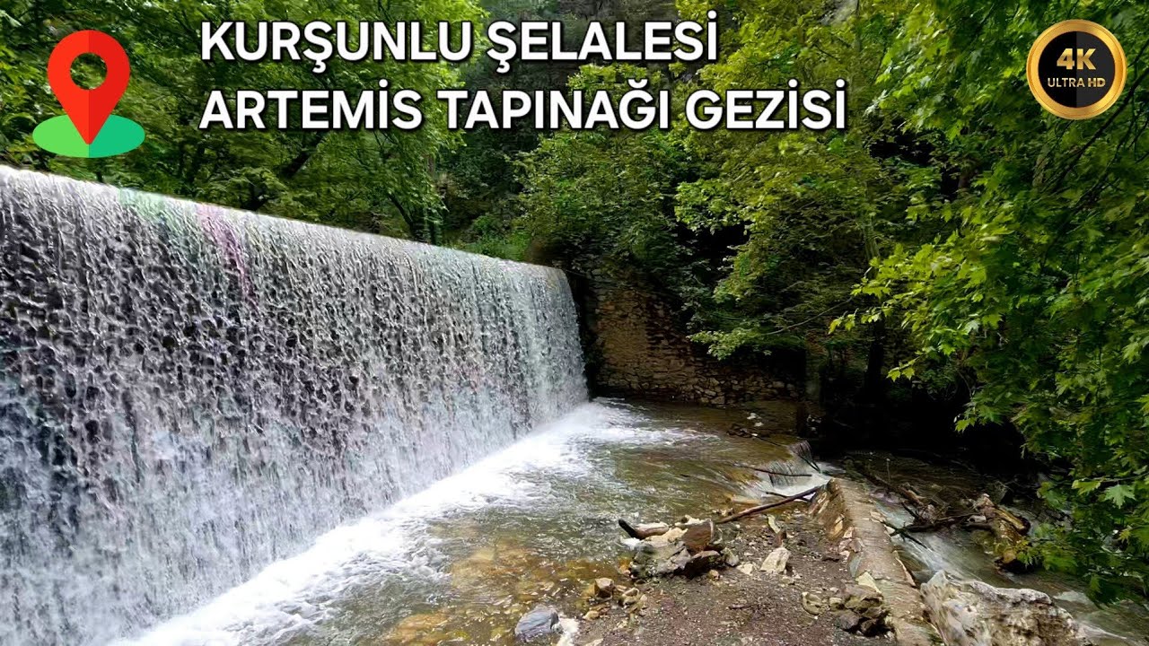 MANİSA KURŞUNLU ŞELALESİ VE ARTEMİS TAPINAĞI BAHARIN MUHTEŞEM MANZARALARI 4K 2025