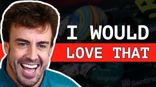 Alonso HONESTLY Admits He Would “Love” To End Career As Hamilton’s Teammate