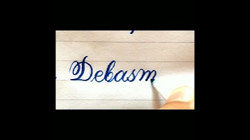 Debasmita | Stylish Naming writing #shorts