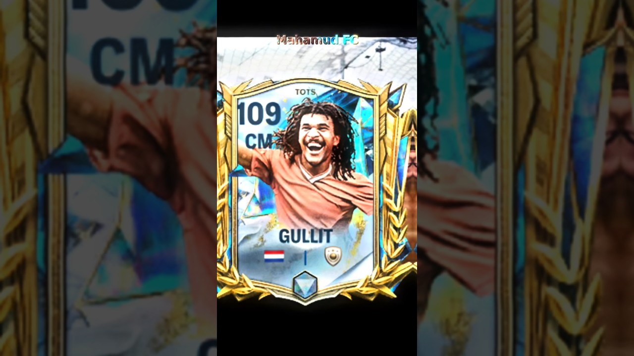 Gullit’s Iconic FC Mobile Card IRL 📸⚡ 