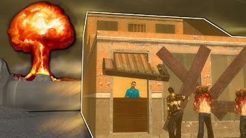 BUILDING AGAINST NUKE & ZOMBIES!? - Garry