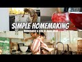 Homemaking without modern convenience  spring homemaking routine  spring cleaning  baking