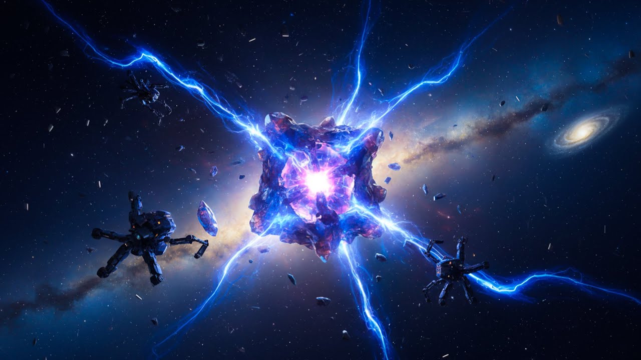 Hallucinations Over the Galactic City — Dark Psychedelic Space Ambient | Alien Neon Dreams | 4K