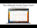 How the Ultimate Family Chore Chart Solved Our Household Chaos(You Need This) Google Sheets Template
