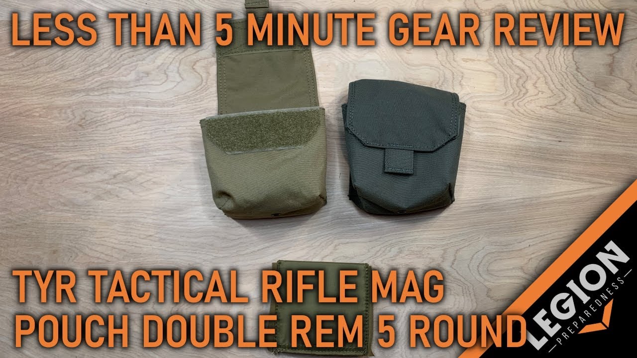 TYR Tactical Rifle Mag Pouch - Double Rem 5 Round / 300 Win Mag