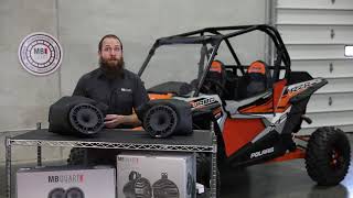 MB Quart Polaris RZR Tuned Audio Package SPEAKER SYSTEM (Part MBQ-POD)