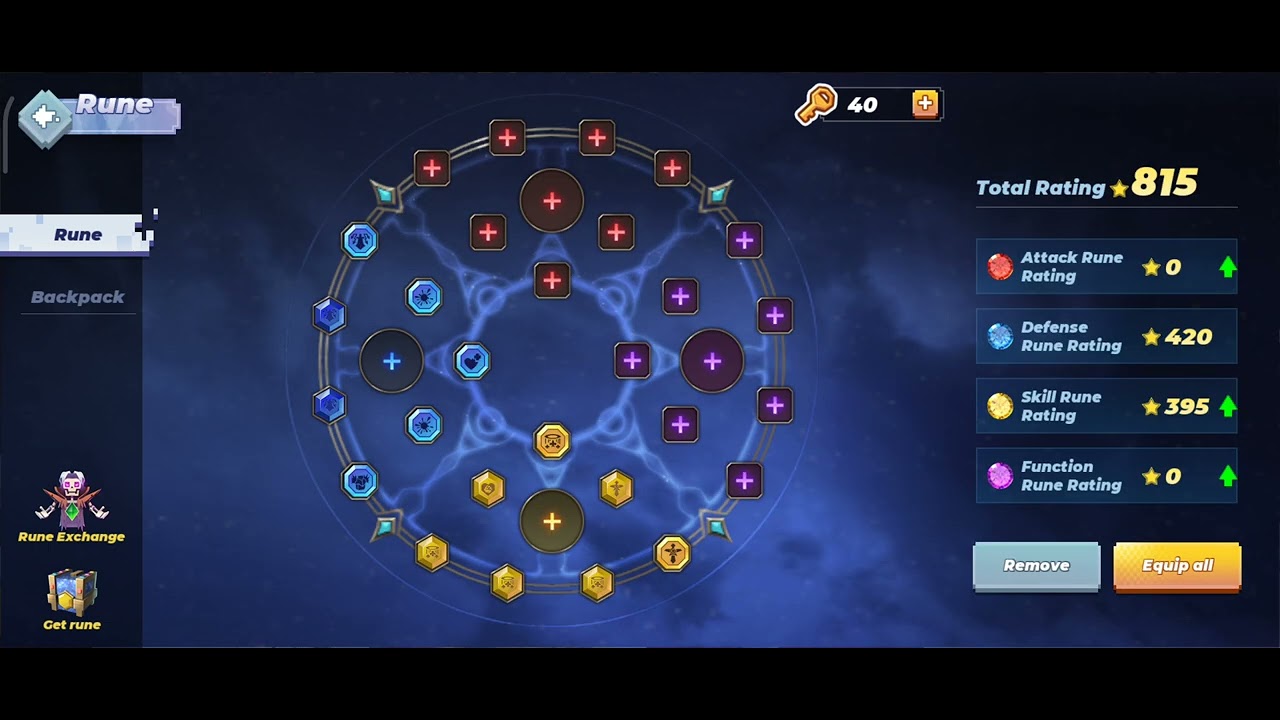 Making a new rune combination 