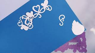 Valentine's Day cake topper svg templates cricut diy Silhouette Cameo