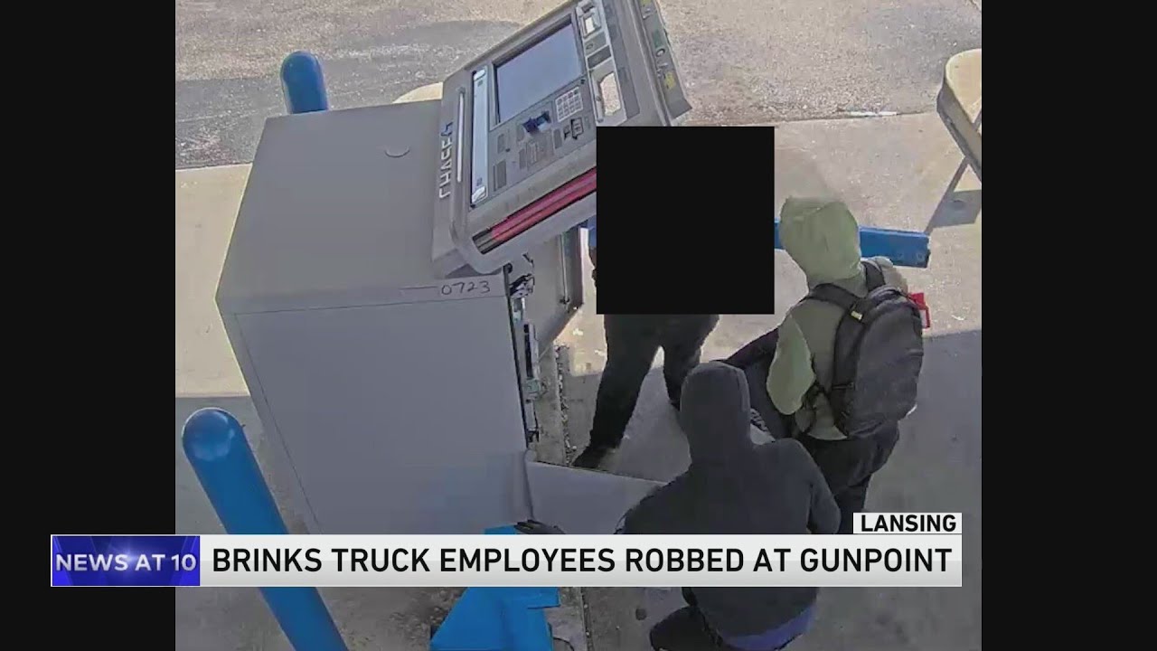Armored vehicle robbed at Lansing Chase Bank ATM, FBI says - YouTube