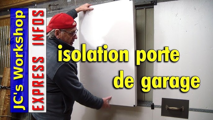 isoler une porte de cellier, service, garage kit isolation porte