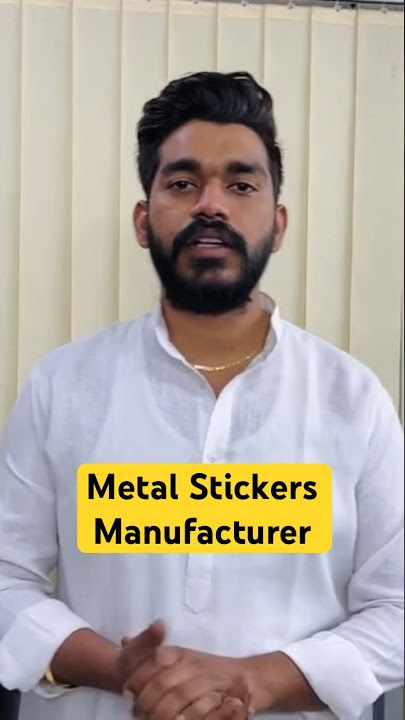 Metal Sticker Manufacturer | Resin Metallic Stickers | EP Sticker | Electroplated Metal Stickers