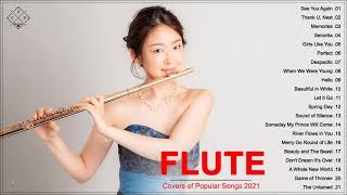 Top Romantic Flute Covers of Popular Songs 2021 - Best Relaxing Instrumental Flute Music 2021 screenshot 5