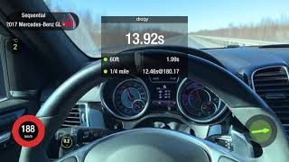 Mercedes GLE63s Amg 0-100 100-200 acceleration, top speed, разгон, Dragy