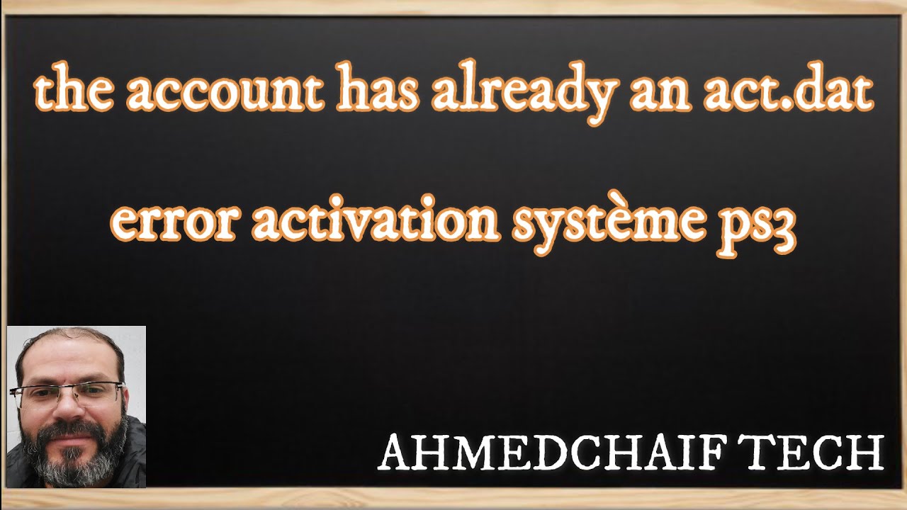 FIX ERROR THE ACCOUNT ALREADY HAS AN ACT DAT حل مشكل التفعيل - YouTube