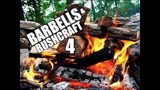 Splitting Wood, Cooking Bacon by Campfire, Body Comp Update & Making Utensils w/ A Tomahawk