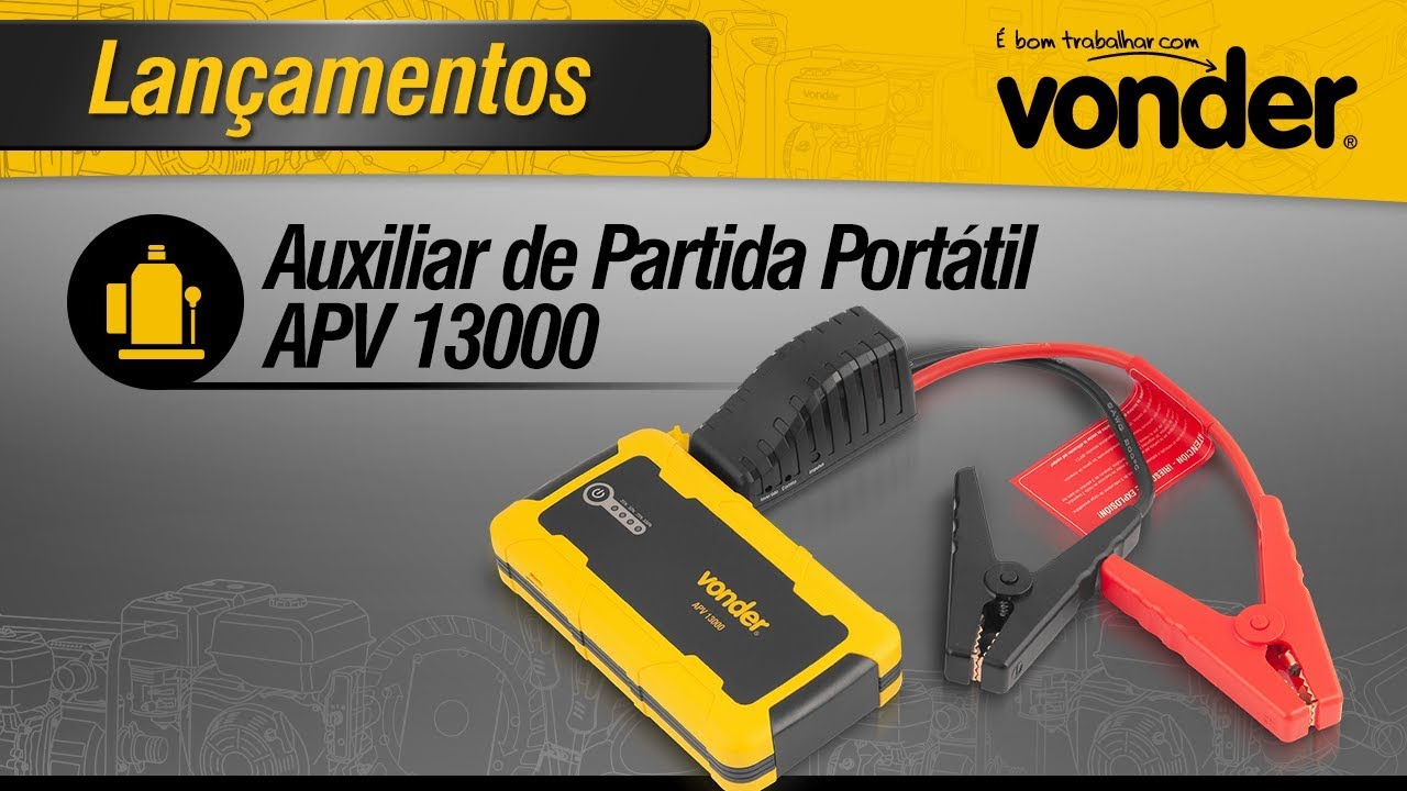 Powerbank automotivo - Auxiliador de partidas