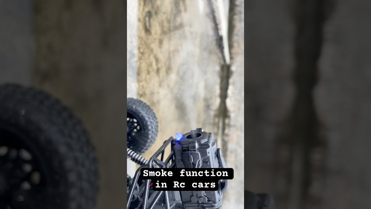 Check this smoke effect in mini Rc car 