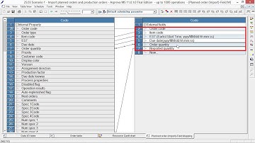 25.03 シナリオ1 - 計画オーダーと生産オーダーのインポート