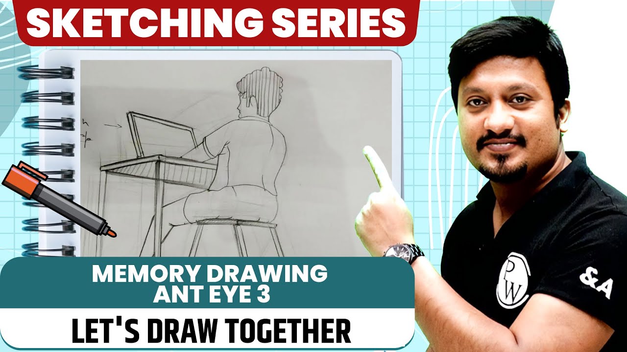MEMORY DRAWING ANT EYE 3 | NIFT,NID,UCEED,NATA,JEE Mains Paper 2