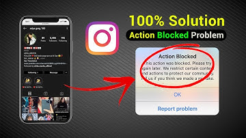 How To Remove Action Blocked Error On Instagram | Instagram action Blocked | 100% Solution 🔥