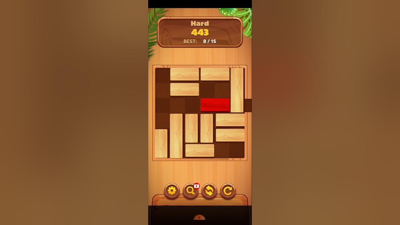 Unblock Sliding Block Puzzle Hard Level 443 ⭐⭐⭐ By Rick Gaming YouTube