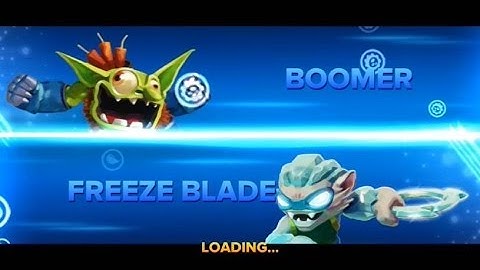 SKYLANDERS SWAP FORCE BOOMER VS FREEZE BLADE