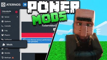 Como PONER MODS en ATERNOS en 3 Minutos