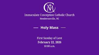 February 22, 2026 Holy Mass