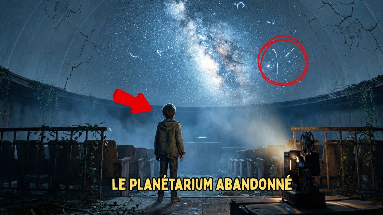 L’enfant orphelin s’est réfugié dans un planétarium abandonné — en ouvrant la salle, il a pleuré…