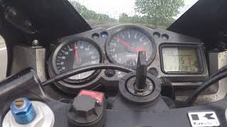 Topspeed in the rain kawasaki ninja fullthrottle 330 km/h