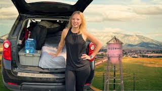 Mountain Town MAGIC! Car Camping in Bozeman, Montana!!
