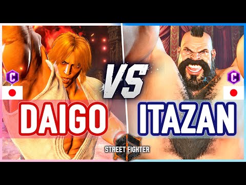 SF6 🔥 Daigo (Ken) vs Itazan (Zangief) 🔥 Street Fighter 6
