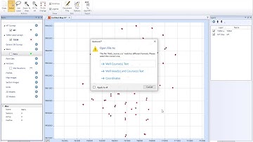 Geotools: Wells Import