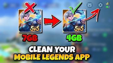 HOW TO REMOVE DATA NO LONGER NEEDED IN MOBILE LEGENDS