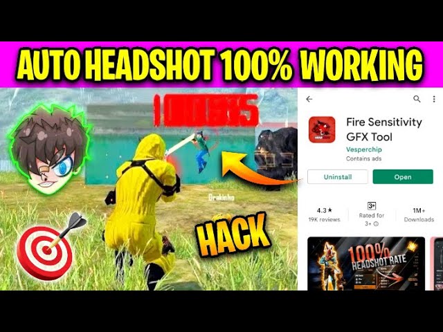 HEADSHOT AND GFX TOOL FOR FREE FIRE😱! BEST HEADSHOT HACK APPS 2022?  HEADSHOT HACK WITHOUT BAN 2022😱 