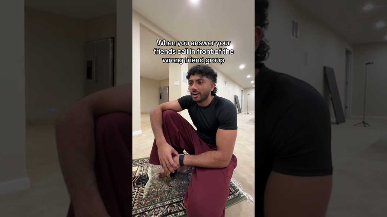 Answering that one friends call in front of the wrong crowd 💀