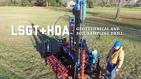 Lone Star Drills | LSGT+HDA Tracked Geotechnical and Soil Sampling Drill